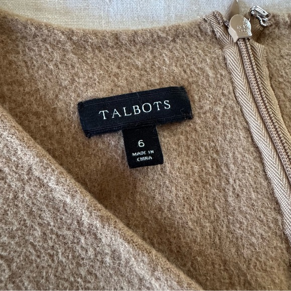 Talbots Sheath Wool V-Neck Dress, size 6 - Picture 5 of 7